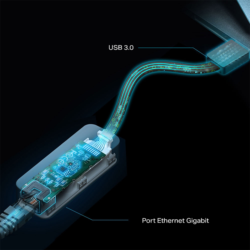 Adaptor retea usb 3.0 - rj45 gigabit tp-link                                                                                                                                                                                                              