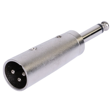 Adaptor xlr tata - jack 6.35 tata mono metal                                                                                                                                                                                                              