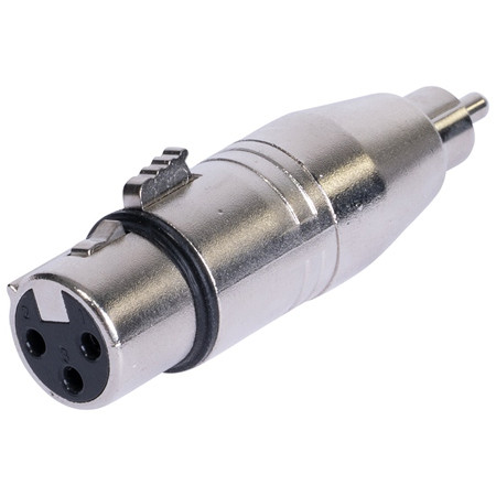 Adaptor xlr mama - rca tata metal                                                                                                                                                                                                                         