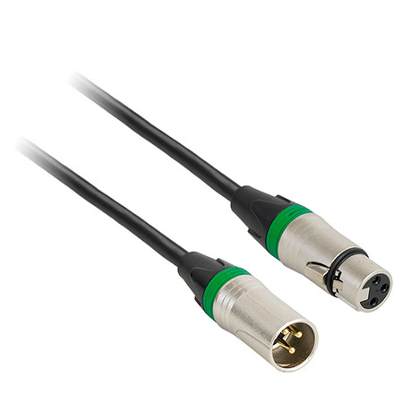 Cablu profesional xlr tata - xlr mama 1m                                                                                                                                                                                                                  