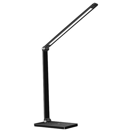 Lampa birou smart 5w 3in1 incarcare wireless- negru                                                                                                                                                                                                       