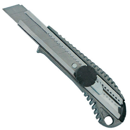 Cutter metalic cu ghidaj si rozeta blocare - 18mm                                                                                                                                                                                                         