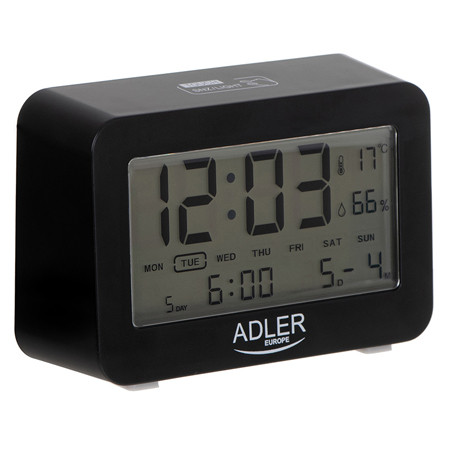 Ceas alarma cu baterii 2 x r6 adler                                                                                                                                                                                                                       