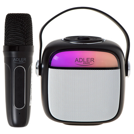 Difuzor karaoke cu microfon ad 1199 negru adler                                                                                                                                                                                                           