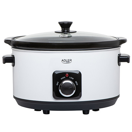 Slow cooker 5.8l ad 6413 alb adler                                                                                                                                                                                                                        