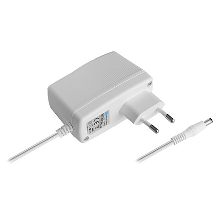 Alimentator 12v-2.5a mufa 5.5/2.1 - alb                                                                                                                                                                                                                   