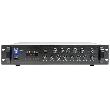 Mixer pa amplificat 100v 240w 5 zone cu usb/bluetooth/sd/fm                                                                                                                                                                                               