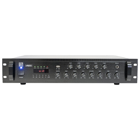 Mixer pa amplificat 100v 350w 5 zone  cu usb/bluetooth/sd/fm                                                                                                                                                                                              
