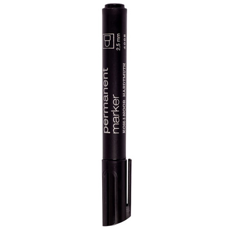 Marker permanent negru varf rotund 2.5 mm koh-i-noor                                                                                                                                                                                                      