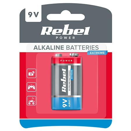 Baterie superalcalina extreme 9v blister                                                                                                                                                                                                                  
