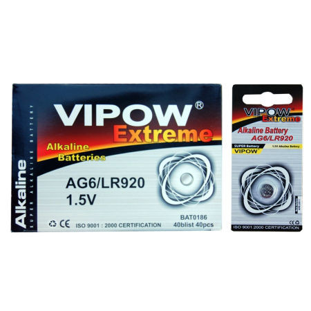Baterie vipow extreme ag6 1 buc/blister                                                                                                                                                                                                                   