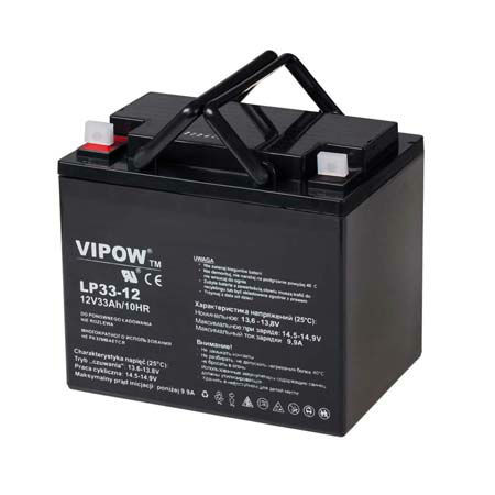 Acumulator stationar sla 12v 33ah vipow                                                                                                                                                                                                                   