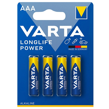 Baterie alcalina longlife power lr3 bl4 varta                                                                                                                                                                                                             