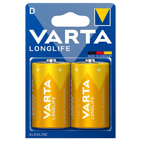 Baterie alcalina lr20 blister 2 buc varta longlife                                                                                                                                                                                                        