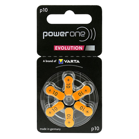 Baterii auditive power one evolution p10 bl 6 varta                                                                                                                                                                                                       