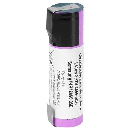 Acumulator 18650 3500mah 3.7v inr18650-35e-ft samsung                                                                                                                                                                                                     