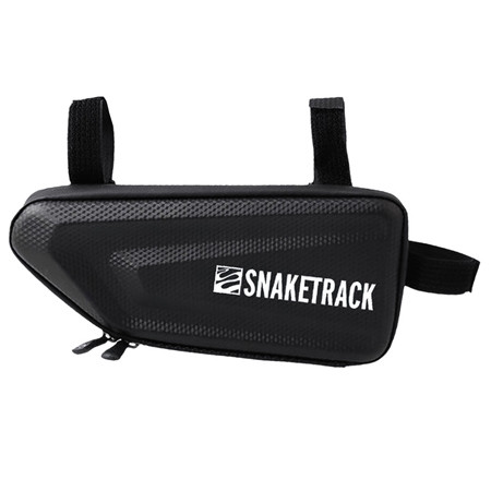 Geanta bicicleta cu suport telefon prindere pe cadru - negru                                                                                                                                                                                              