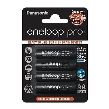 Acumulatori aa 2500mah panasonic eneloop pro                                                                                                                                                                                                              