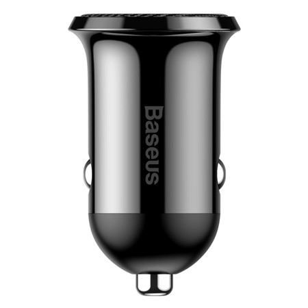 Incarcator auto 2xusb 4.8a baseus - negru                                                                                                                                                                                                                 