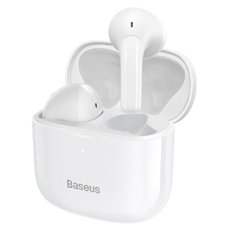 Casti bluetooth tws 5.0 e3 baseus - alb                                                                                                                                                                                                                   