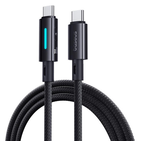 Cablu usb-c - usb-c 100w 2m baseus - negru                                                                                                                                                                                                                