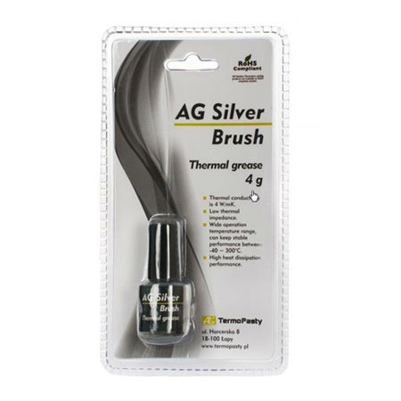 Pasta termoconductoare silver brush 4g                                                                                                                                                                                                                    
