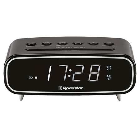 Ceas desteptator cu radio fm pll - negru                                                                                                                                                                                                                  