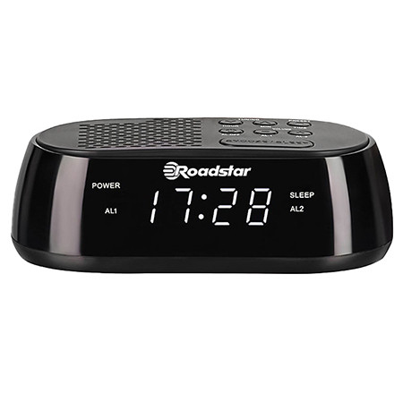 Ceas desteptator cu radio fm pll - negru                                                                                                                                                                                                                  