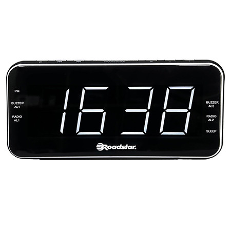 Ceas desteptator cu radio fm pll - negru                                                                                                                                                                                                                  