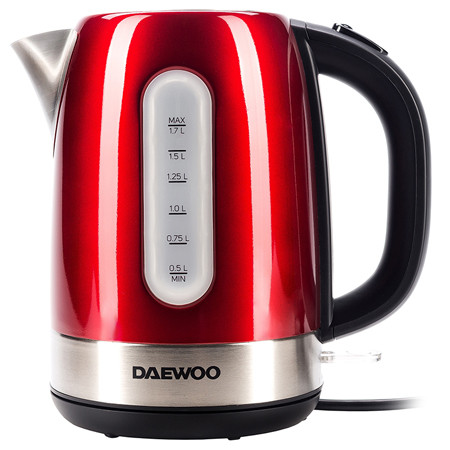 Fierbator electric cordless inox 1.7l daewoo                                                                                                                                                                                                              