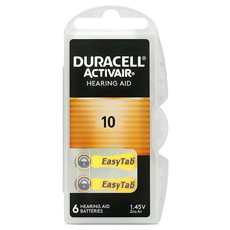 Baterie auditiva duracell 10 blister 6 buc                                                                                                                                                                                                                