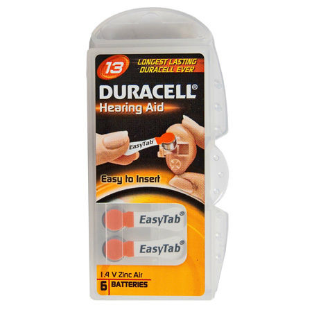 Baterie auditiva duracell 13 blister 6 buc                                                                                                                                                                                                                