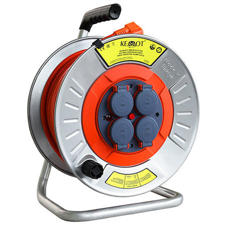 Tambur prelungitor electric metalic 3x2.5mm 40m                                                                                                                                                                                                           