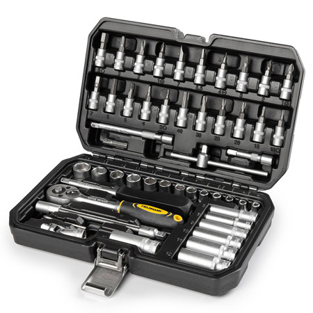 Set biti cu cheie clichet 53 piese fieldmann                                                                                                                                                                                                              