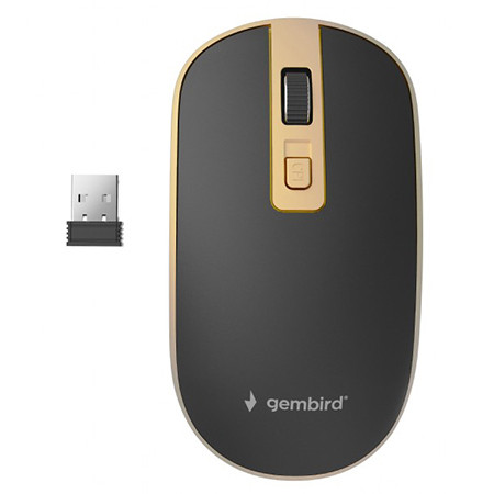 Mouse wireless 1600dpi usb gembird                                                                                                                                                                                                                        