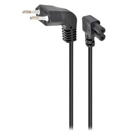 Cablu alimentare 90 grade 1m gembird                                                                                                                                                                                                                      