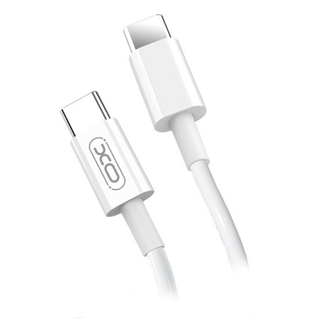 Cablu usb-c - usb-c  pd 1m  - alb                                                                                                                                                                                                                         