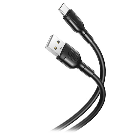 Cablu usb - tip c 2.1a 1m -negru                                                                                                                                                                                                                          