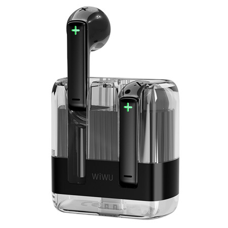Casti bluetooth 5.3 t21 tws - negru                                                                                                                                                                                                                       