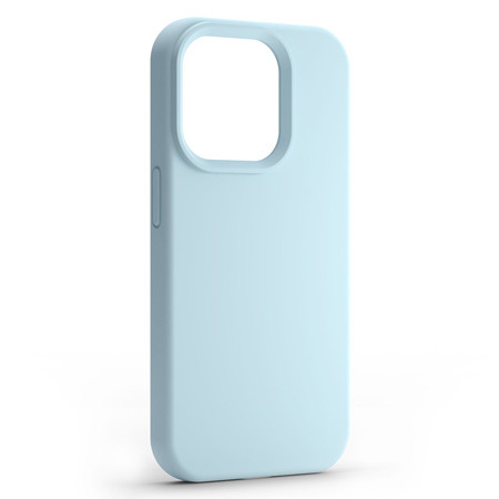 Husa silicon pentru iphone 15 6.1 - albastru                                                                                                                                                                                                              