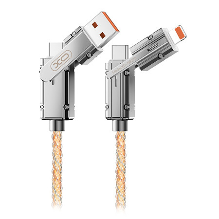 Cablu 3in1 usb-c/lighning /usb 60w 1m                                                                                                                                                                                                                     