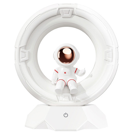 Veioza led astronaut cu acumulator 1200mah - alb                                                                                                                                                                                                          