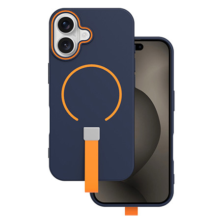 Husa silicon pentru ihone 17 pro max - albastru inchis                                                                                                                                                                                                    