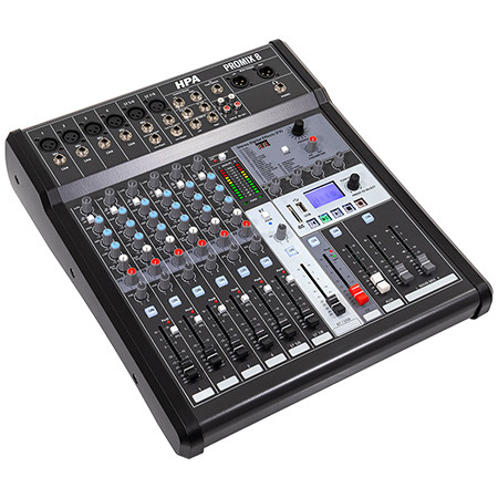 Mixer digital 8 canale 48v bt/usb/sd                                                                                                                                                                                                                      