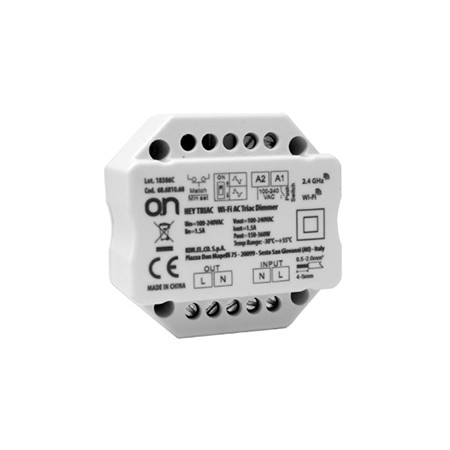 Controller led dimmer triac smart wi-fi                                                                                                                                                                                                                   