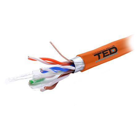 Cablu ftp cat 6 cupru 0.56mm lszh 305m ted electric                                                                                                                                                                                                       