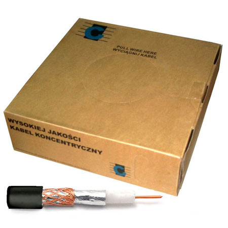 Cablu coaxial rg59u negru 200m                                                                                                                                                                                                                            