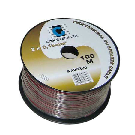 Cablu difuzor negru 0.50mm cu                                                                                                                                                                                                                             