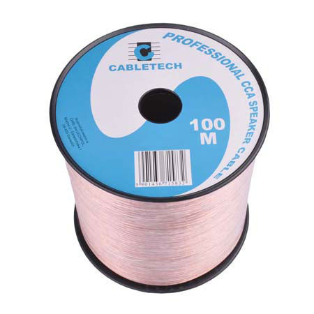 Cablu difuzor cca 2x0.50mm transparent 100m                                                                                                                                                                                                               