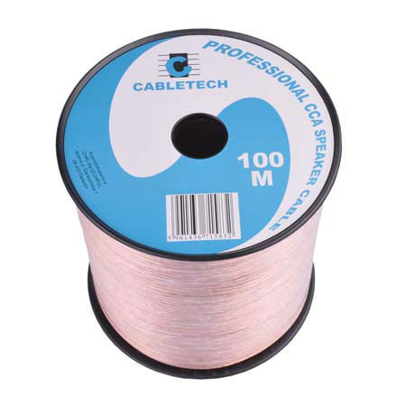 Cablu difuzor cca 2x2.50mm transparent 100m                                                                                                                                                                                                               
